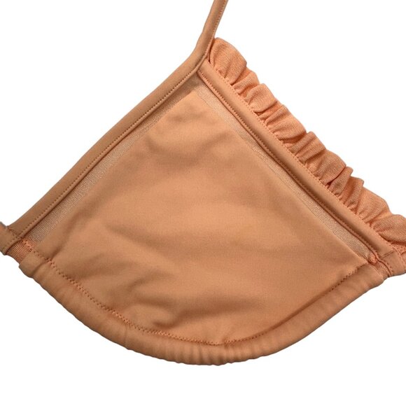 Victoria's Secret Ruffled Edge String Bikini Top (S) - Picture 3 of 7